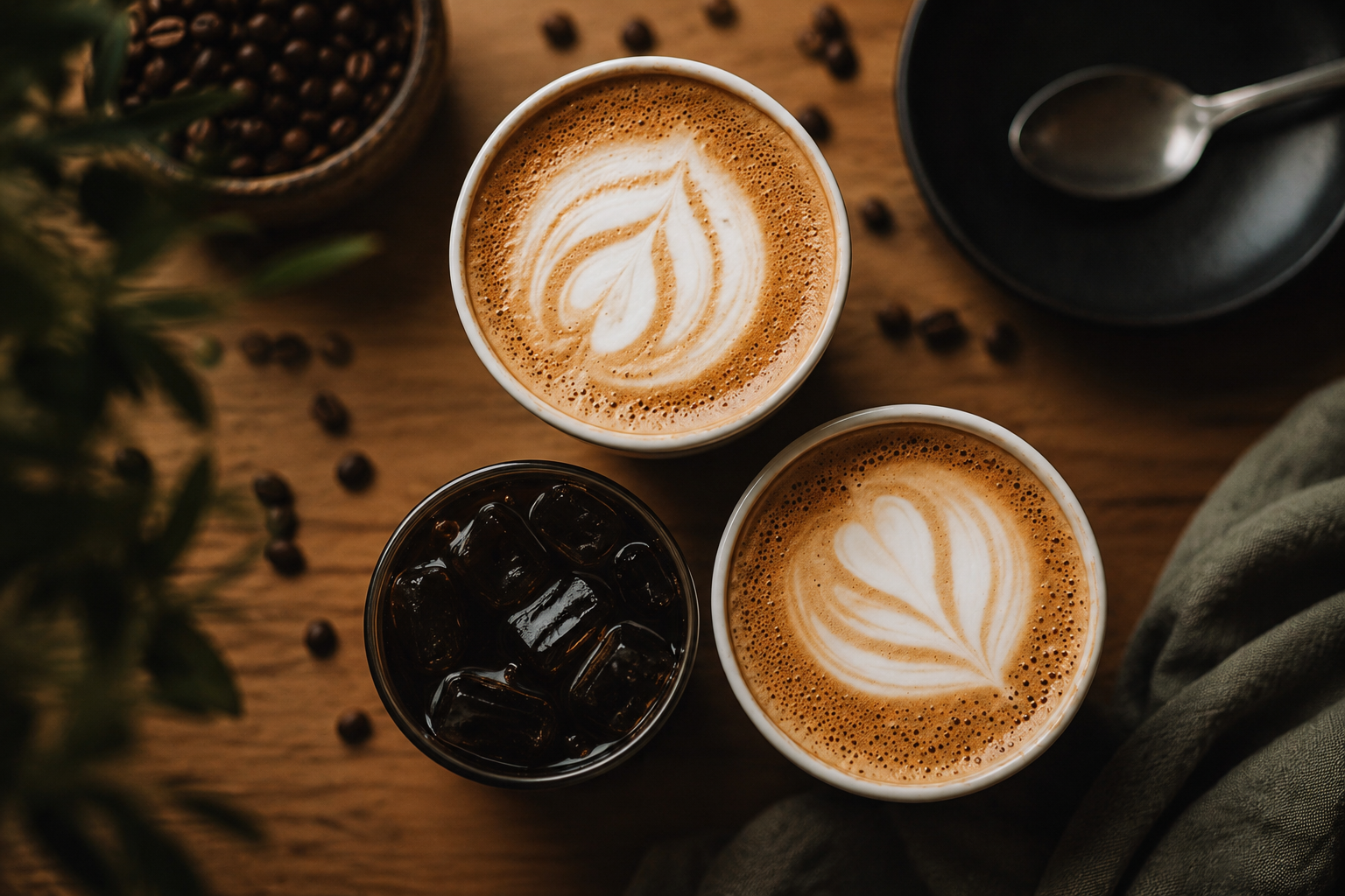Gemütlicher Innenraum von Blend Coffee House mit Kaffeespezialitäten
